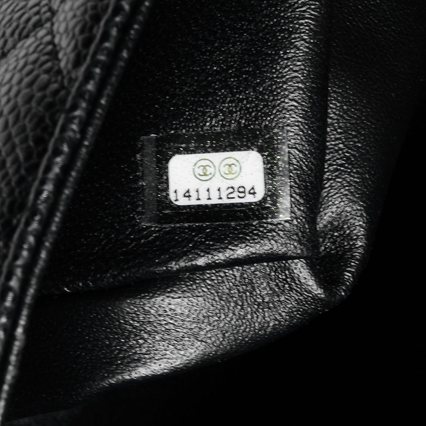 Caviar Maxi Single Flap Black