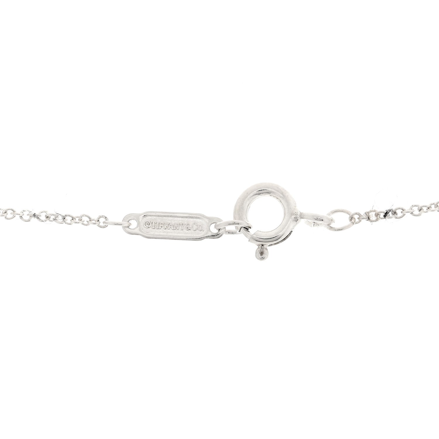 Tiffany Sterling Silver Twist Knot Pendant Necklace 4 of 4