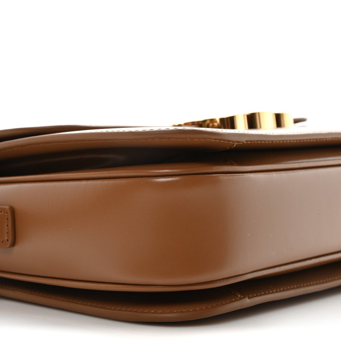 Shiny Calfskin Medium Triomphe Bronze