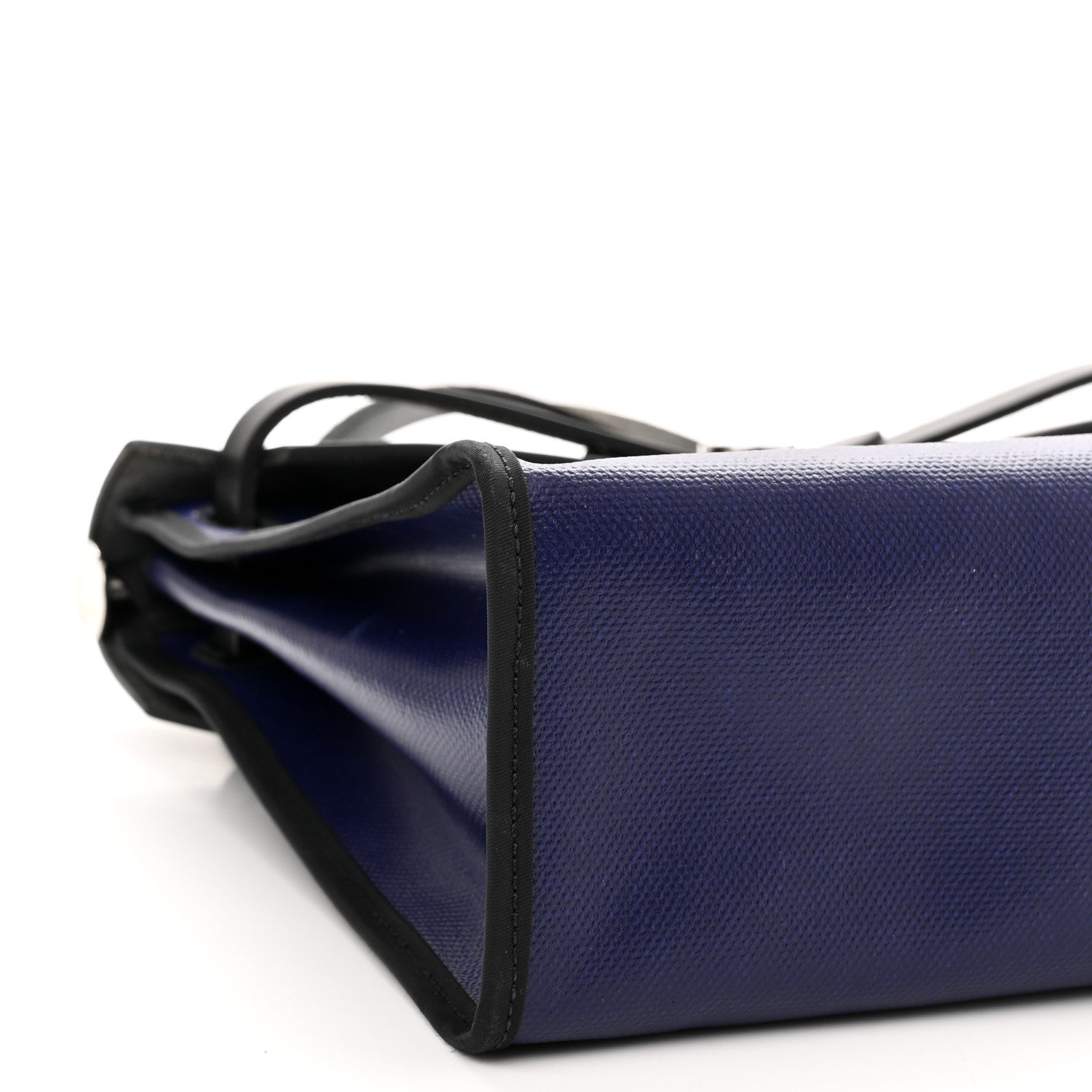 Hermes Toile H Berline Vache Hunter Herbag Zip PM 31 Bleu Encre Black 11 of 16