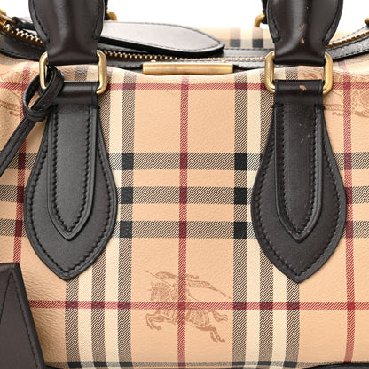 Burberry Haymarket Check Small Gladstone Chocolate 10 of 18