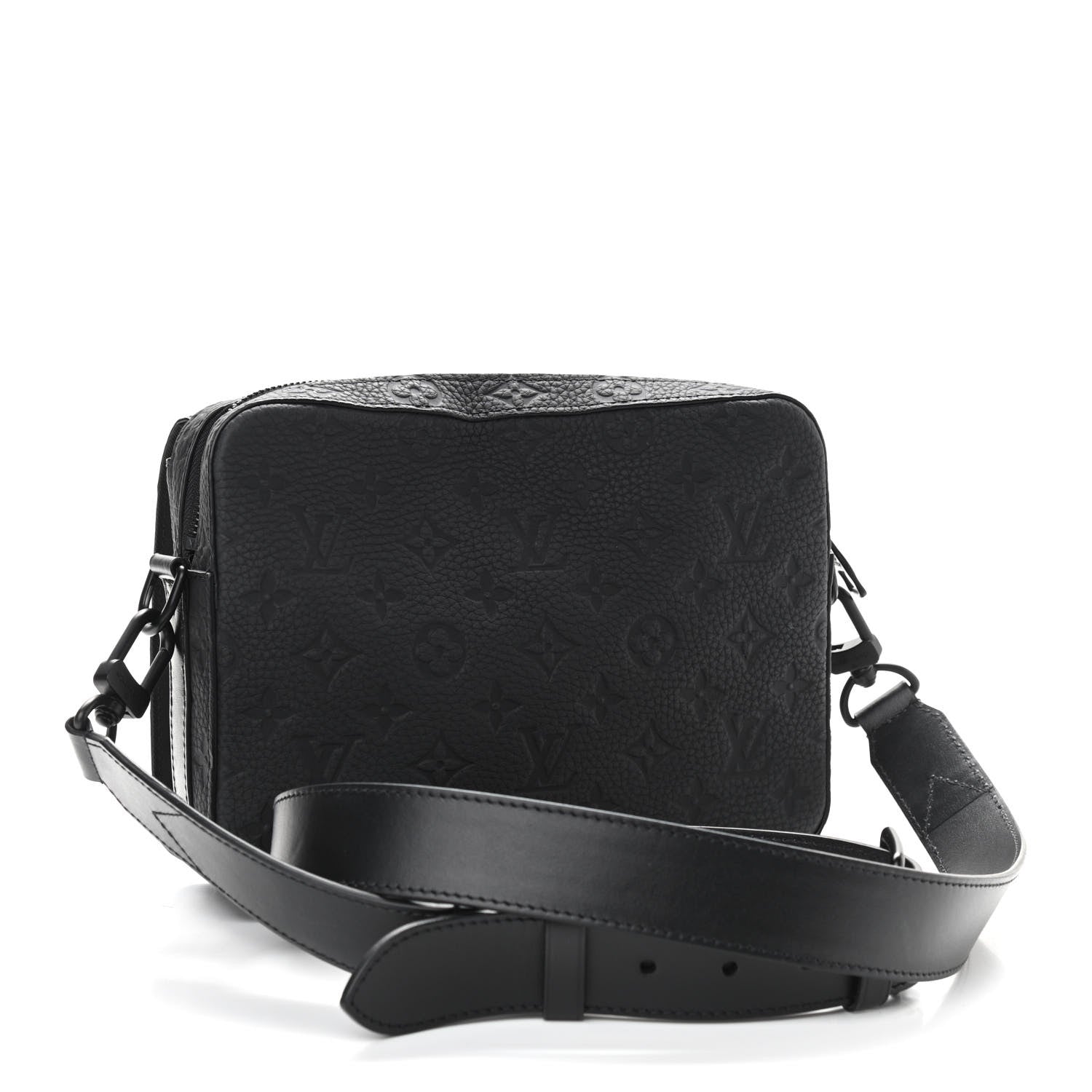 Louis Vuitton Taurillon Monogram Steamer Messenger Black 3 of 10