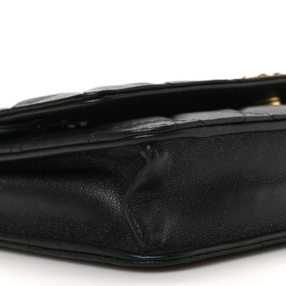 Chanel Lambskin Quilted Infinity Wallet On Chain WOC Black 8 of 10