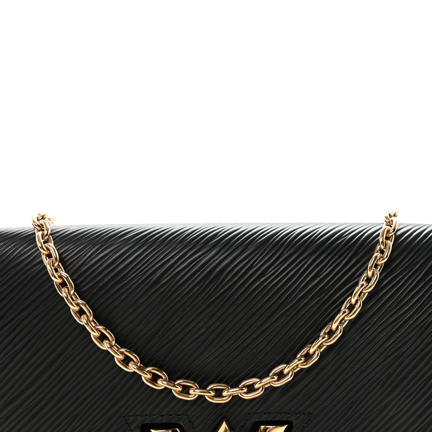 Louis Vuitton Epi Twist Belt Chain Wallet Black 7 of 9