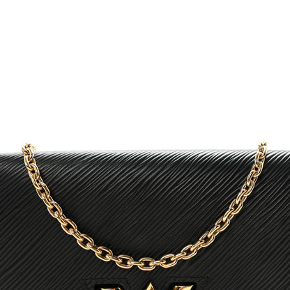 Louis Vuitton Epi Twist Belt Chain Wallet Black 7 of 9