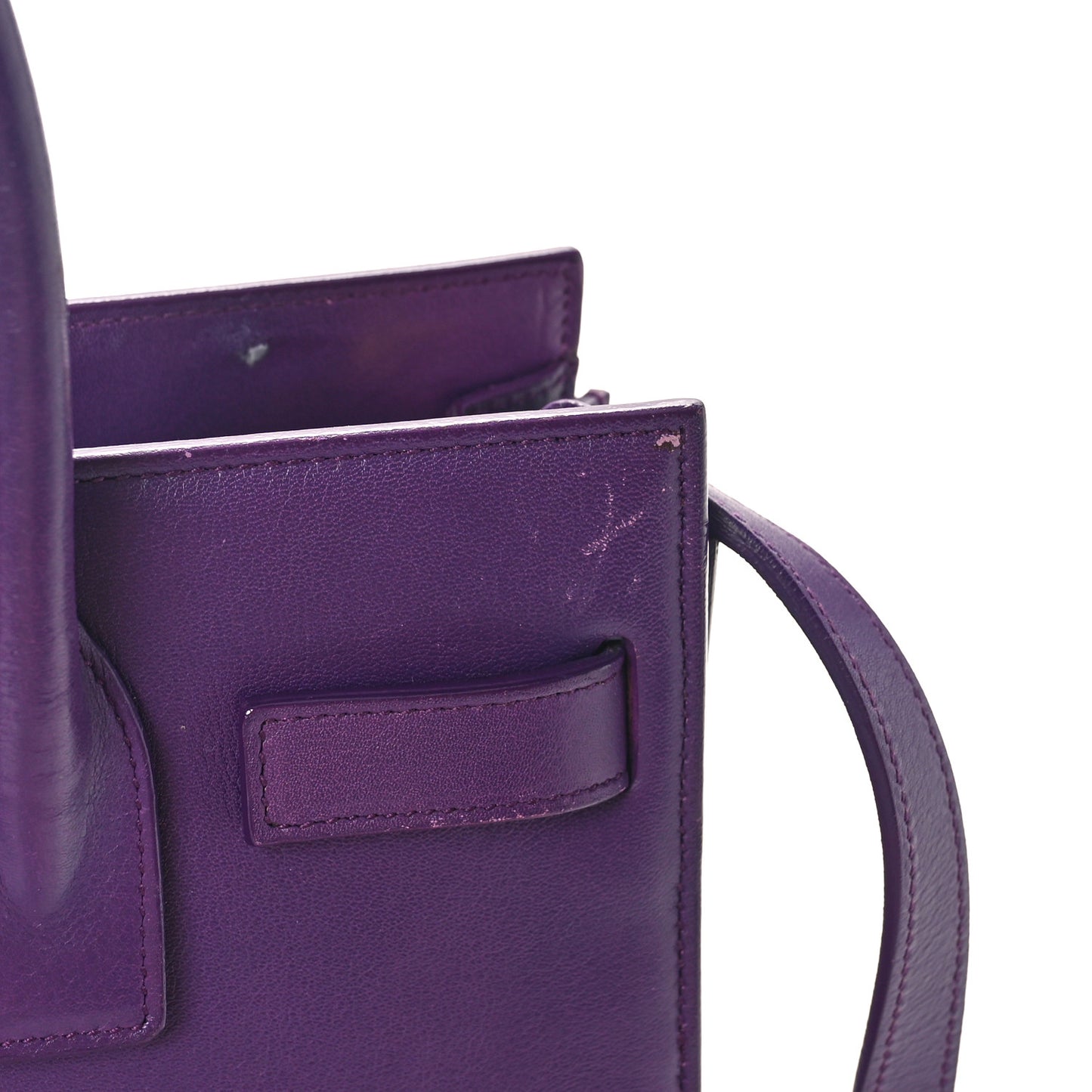 Calfskin Small Sac De Jour Purple