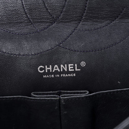 Chanel Aged Calfskin Quilted 2.55 Reissue 227 Flap Navy Blue 6 of 9