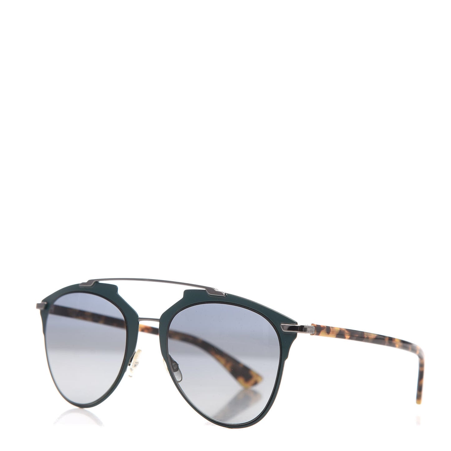 Reflected Sunglasses Teal Havana