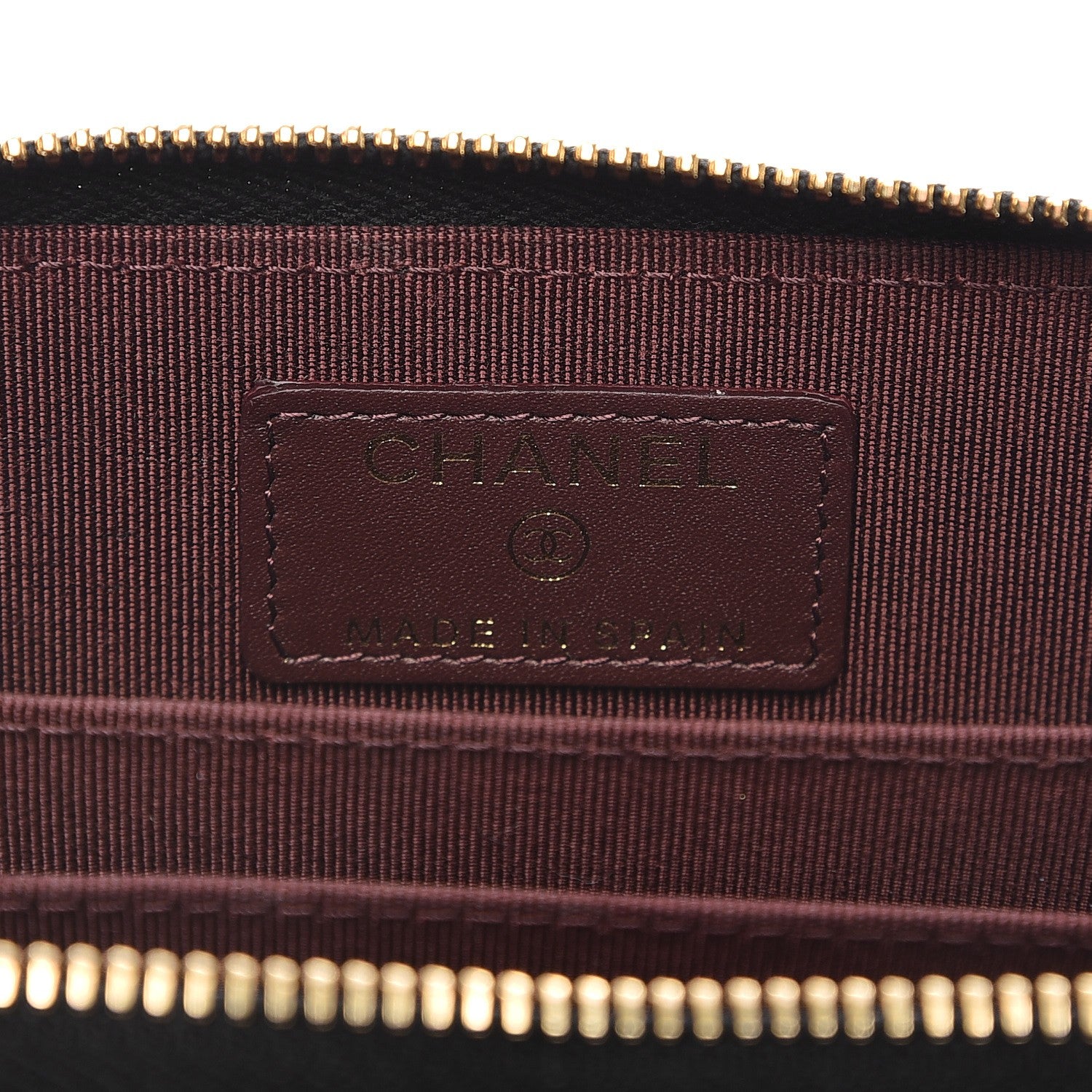 Chanel Caviar Quilted Zip Coin Purse Black 6 of 7