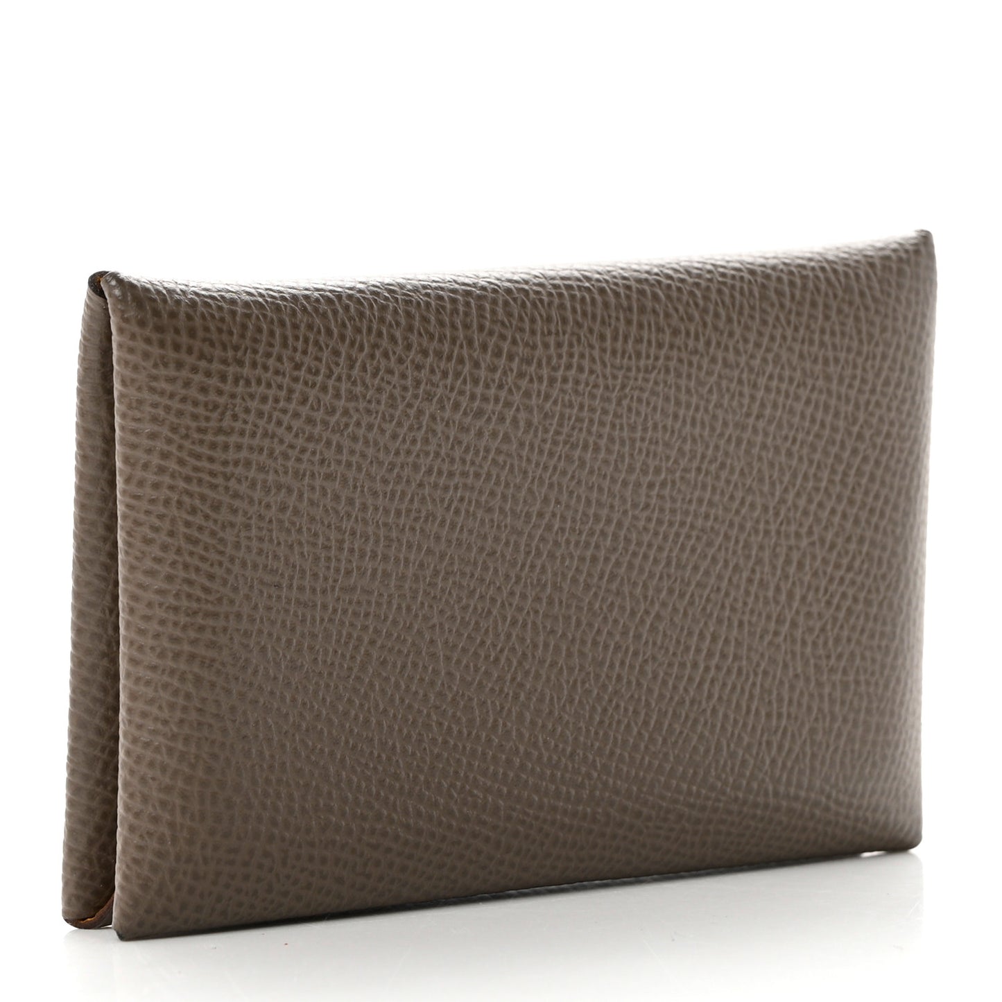 Epsom Horseshoe Calvi Card Case Etain Jaune Ambre