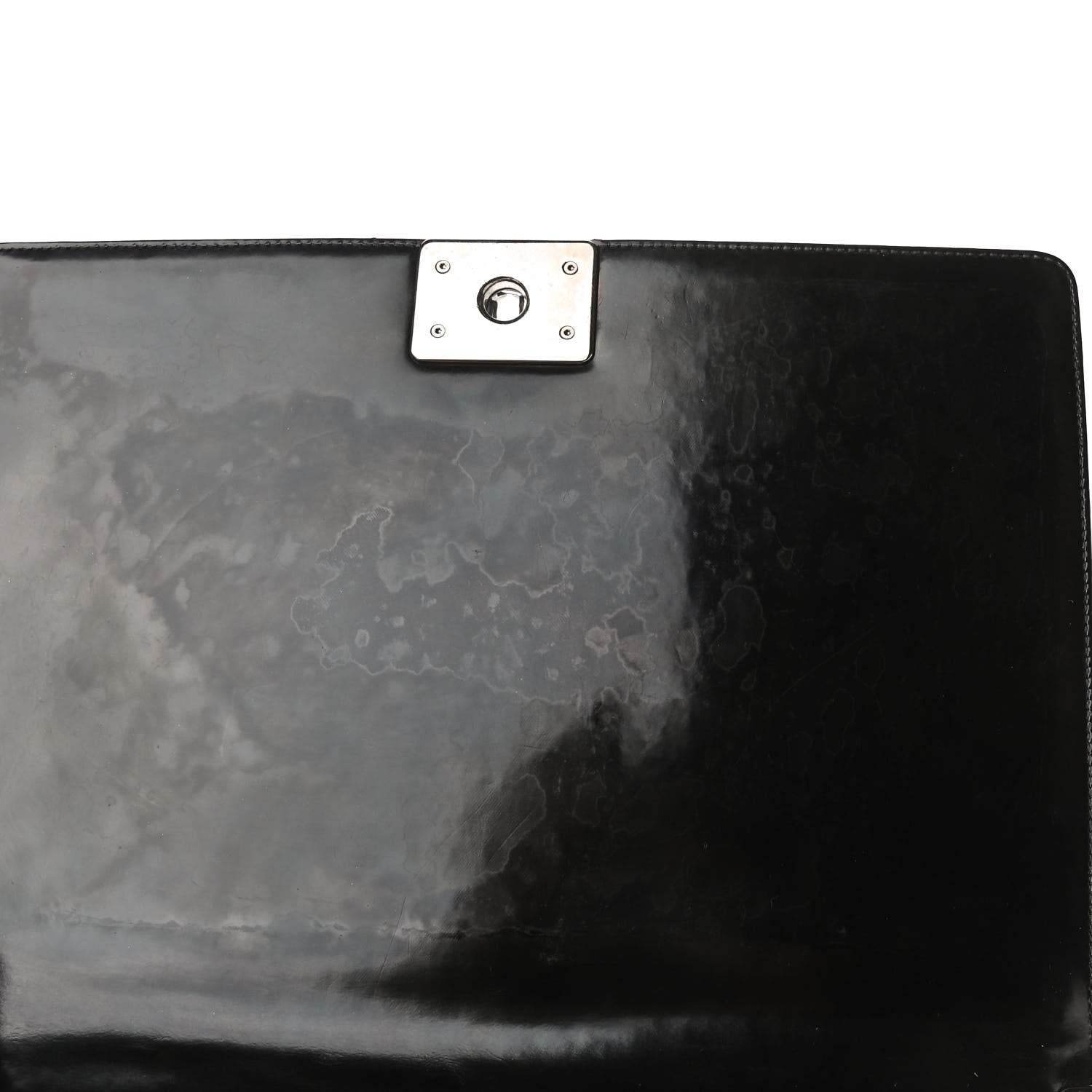 Chanel Glazed Calfskin Large Boy Flap Black 11 of 13