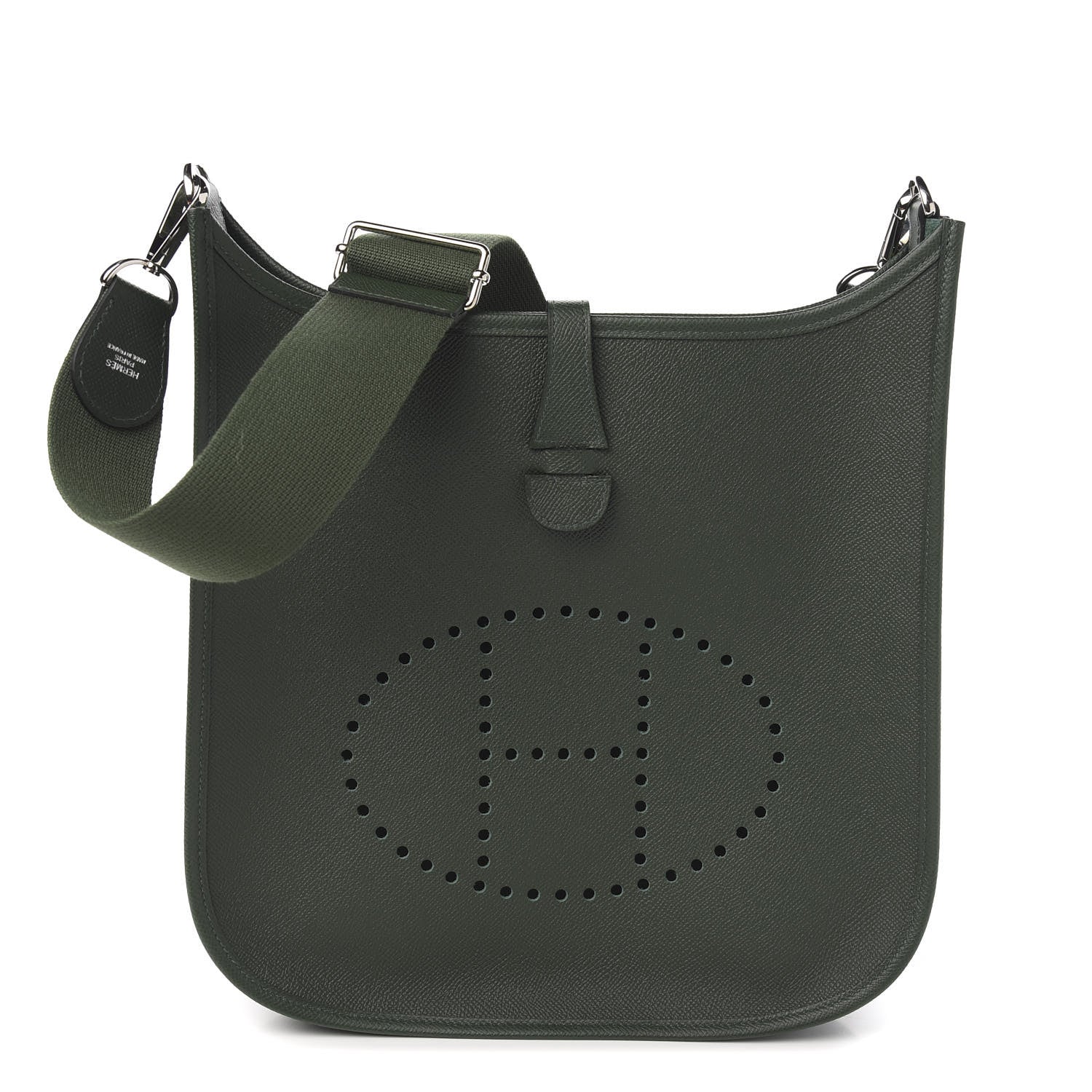 Hermes Epsom Evelyne III PM Vert Anglais 1 of 10
