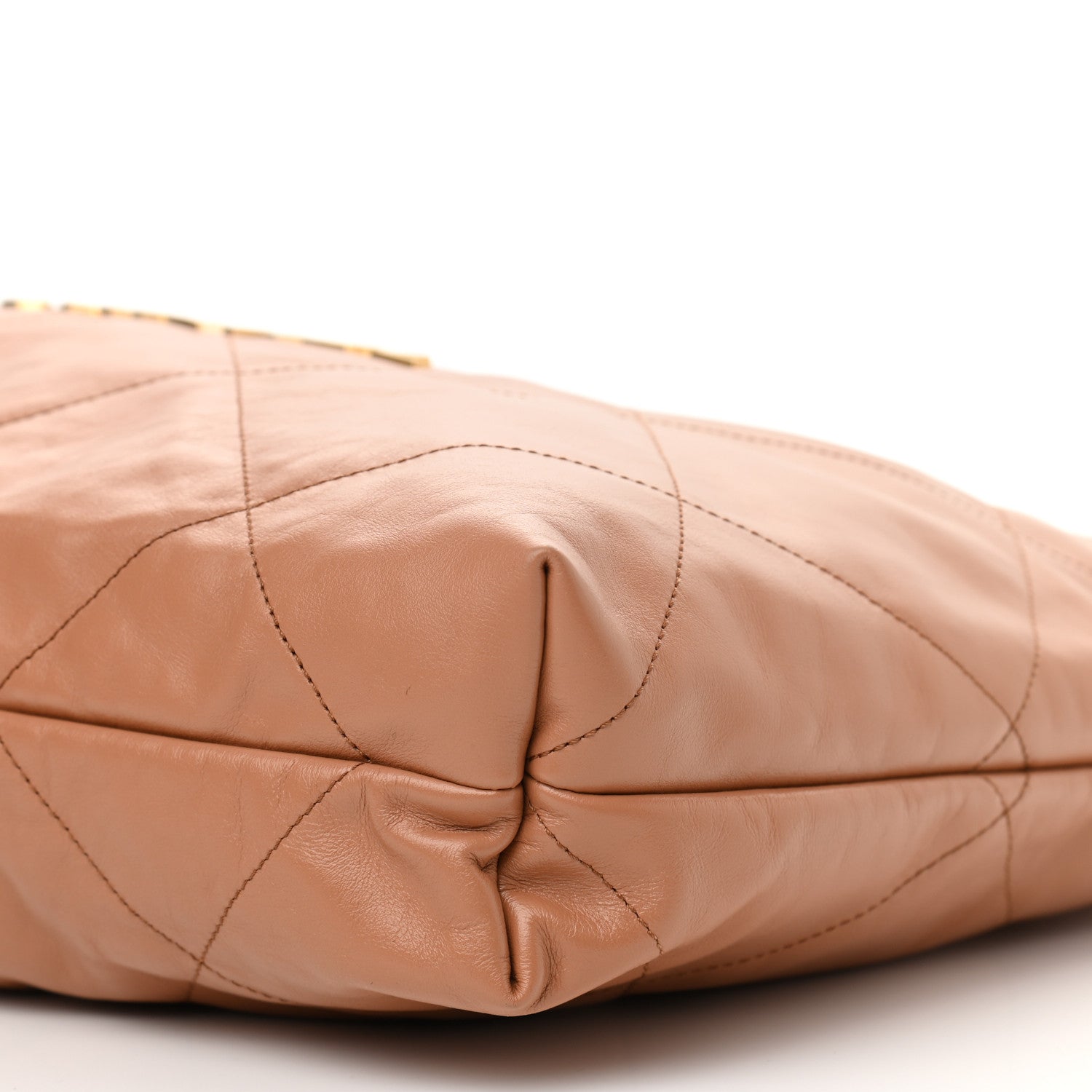 Chanel Shiny Calfskin Quilted Chanel 22 Brown 12 of 12