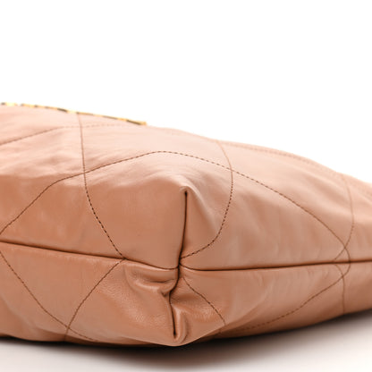 Chanel Shiny Calfskin Quilted Chanel 22 Brown 12 of 12
