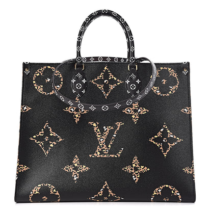 Louis Vuitton Monogram Giant Jungle Onthego GM Black 1 of 12