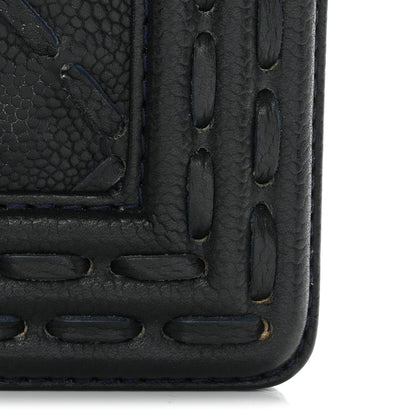 Chanel Caviar Stitched Medium Boy Flap Blue 13 of 14
