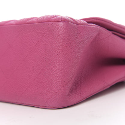 Chanel Iridescent Caviar Quilted Jumbo Double Flap Pink 8 of 9