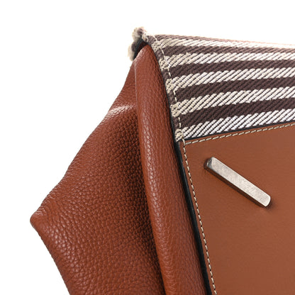 Loewe Calfskin Stripe Medium Hammock Shoulder Bag Tan Brown 13 of 17
