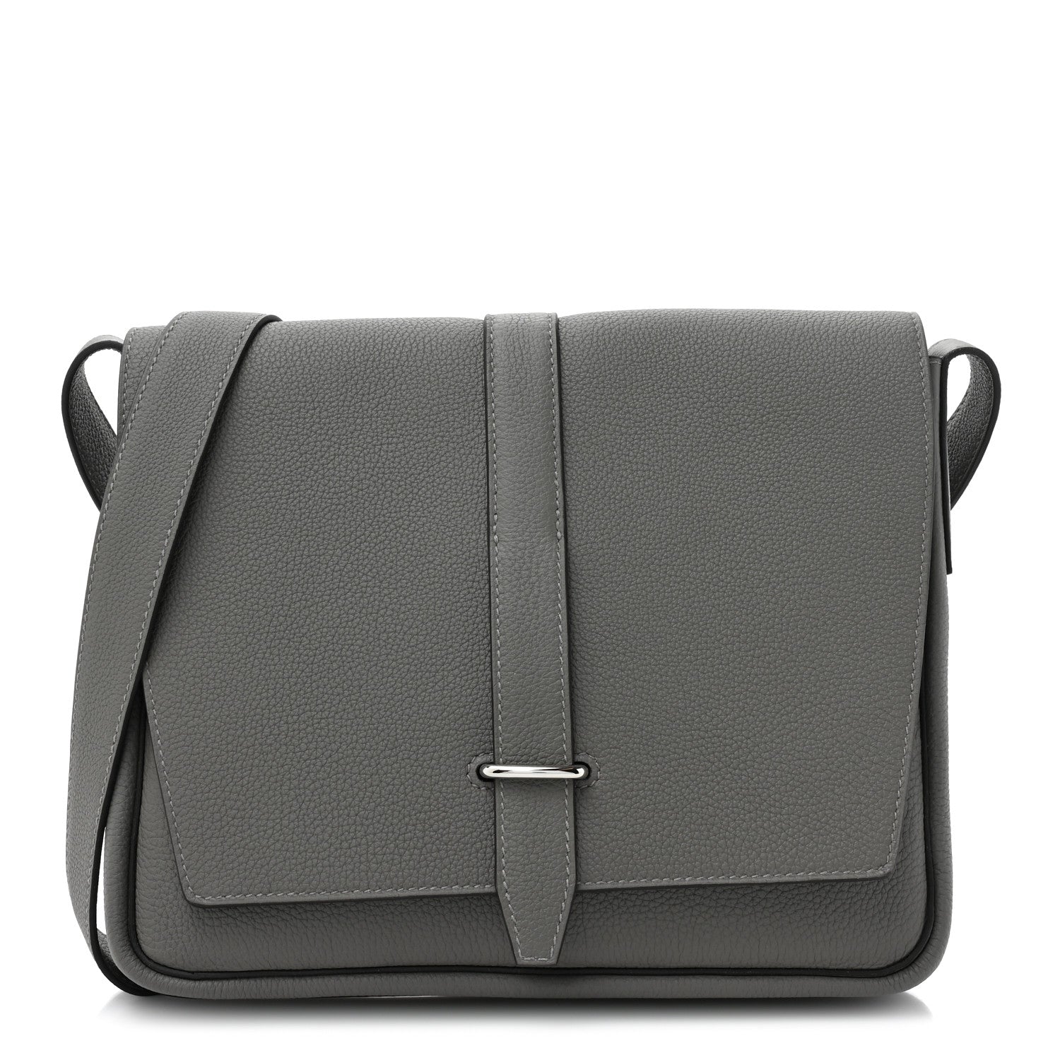 Hermes Togo Steve Light Messenger Gris Meyer 1 of 10