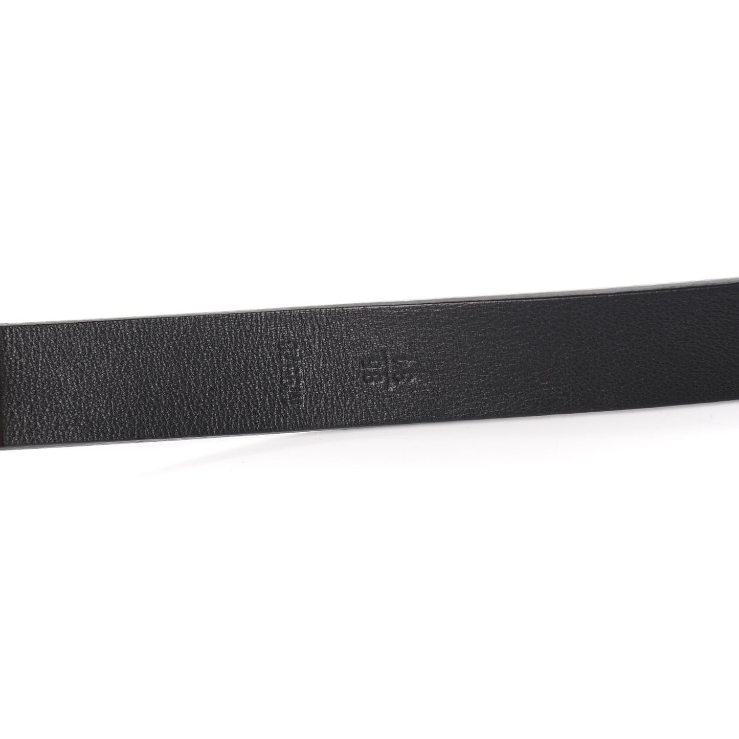 Calfskin Embossed LV Initiales Belt 85 34 Black