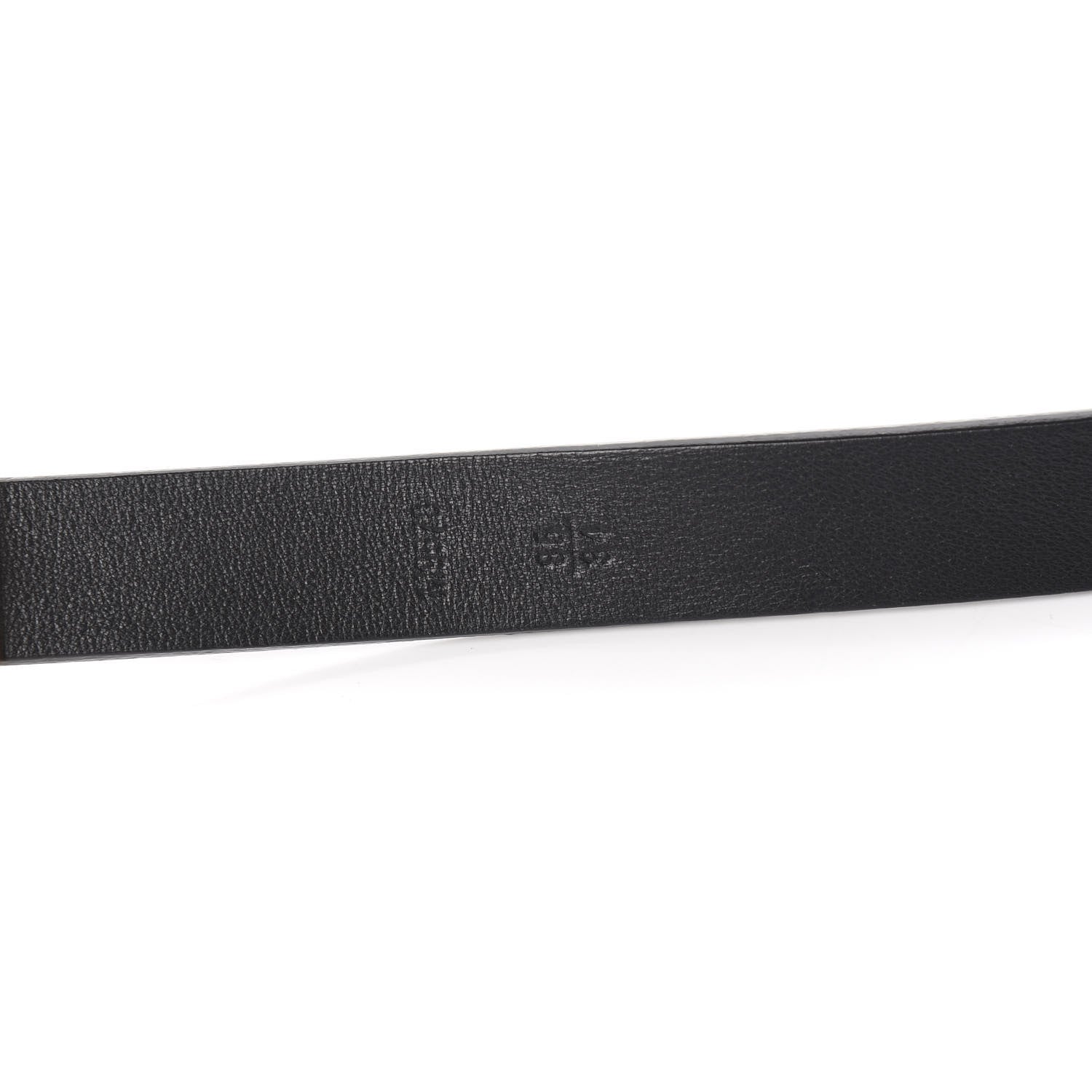 Louis Vuitton Calfskin Embossed LV Initiales Belt 85 34 Black 4 of 7