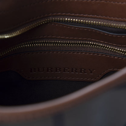 Burberry Smoked Check Brooklyn Hobo Tan 7 of 9