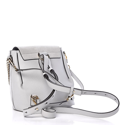 Chloe Suede Calfskin Small Faye Backpack Airy Grey 3 of 9