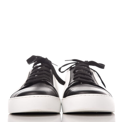 Chanel Calfskin Gum Womens CC Sneakers 41 Black White 2 of 14
