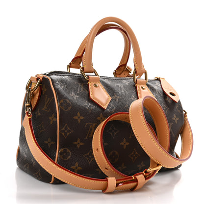 Louis Vuitton Calfskin Monogram Speedy P9 Bandouliere 25 4 of 14