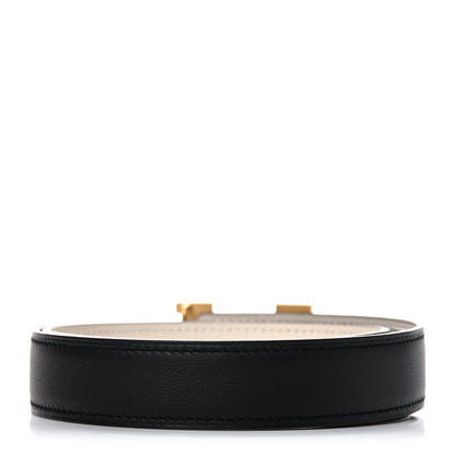 Hermes Swift Epsom 24mm Mini Martelee Constance Belt 70 Black Craie 2 of 7