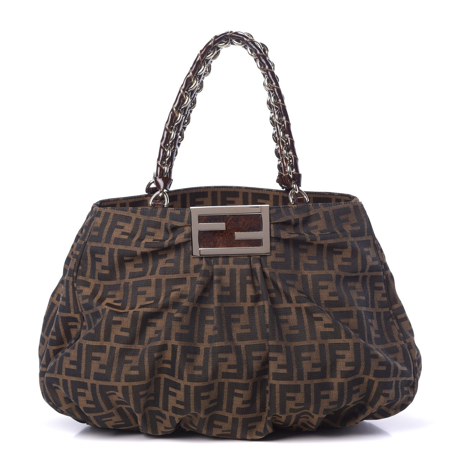 Fendi Zucca Mia Tote Tobacco 1 of 10