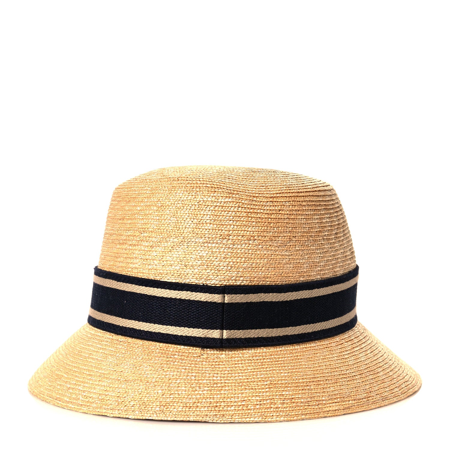 Christian Dior Straw Bucket Hat 58 Natural 3 of 7