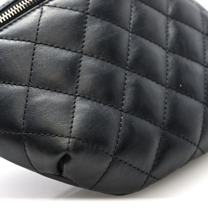 Chanel Calfskin Quilted Waist Belt Bag Black 9 of 10