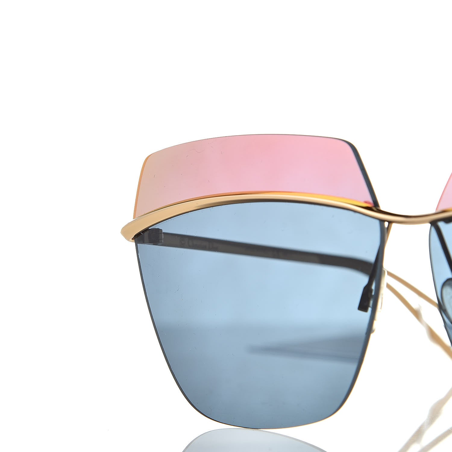 Christian Dior Metal DiorMetallic Sunglasses Orange Blue 8 of 9