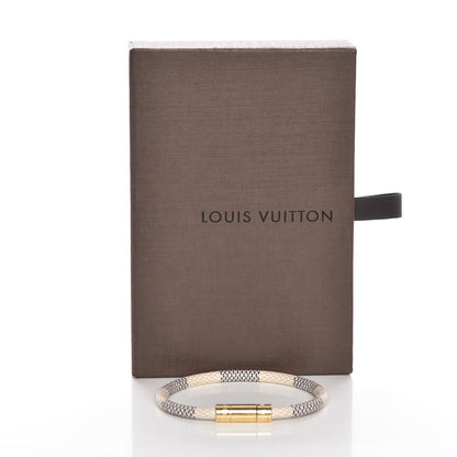 Louis Vuitton Damier Azur Keep It Bracelet 17 5 of 5