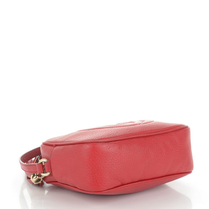 Gucci Pebbled Calfskin Small Soho Disco Bag Tabasco Red 4 of 9