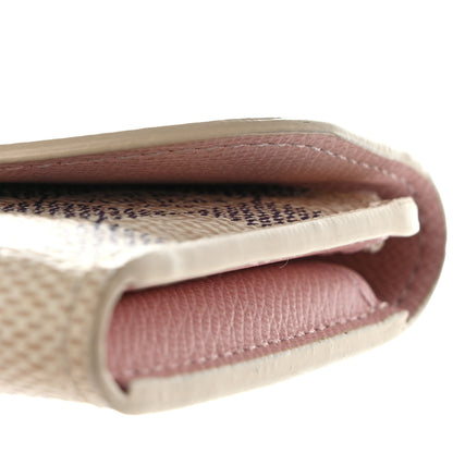 Louis Vuitton Damier Azur Rosalie Coin Purse Rose Ballerine 10 of 11