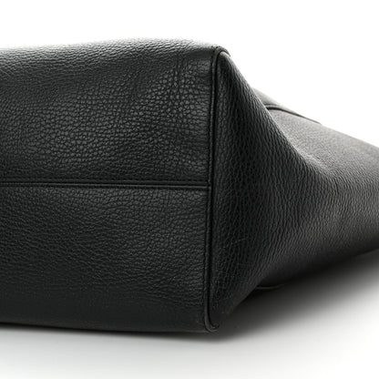 Gucci Pebbled Calfskin Medium Swing Tote Black 9 of 22