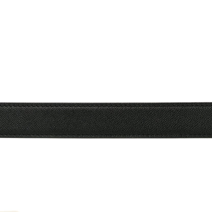 Hermes Epsom Swift 24mm Collier De Chien Belt Black Gold 7 of 8
