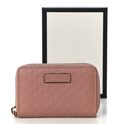 Gucci Microguccissima Zip Around Card Case Soft Pink 11 of 11