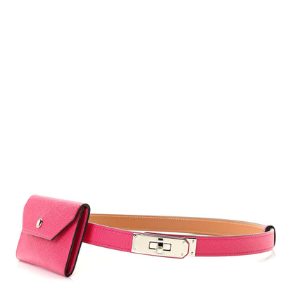 Hermes Epsom Kelly Pocket Belt Rose Mexico 1 of 7