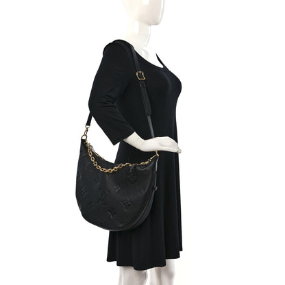 Louis Vuitton Empreinte Monogram Giant Loop Hobo Black 2 of 15