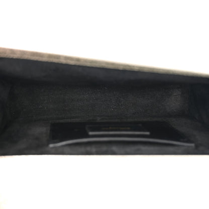 Saint Laurent Metallic Calfskin Medium Classic Monogram Kate Satchel Pale Gold 5 of 13