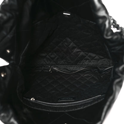 Chanel Shiny Calfskin Quilted Chanel 22 So Black 6 of 11