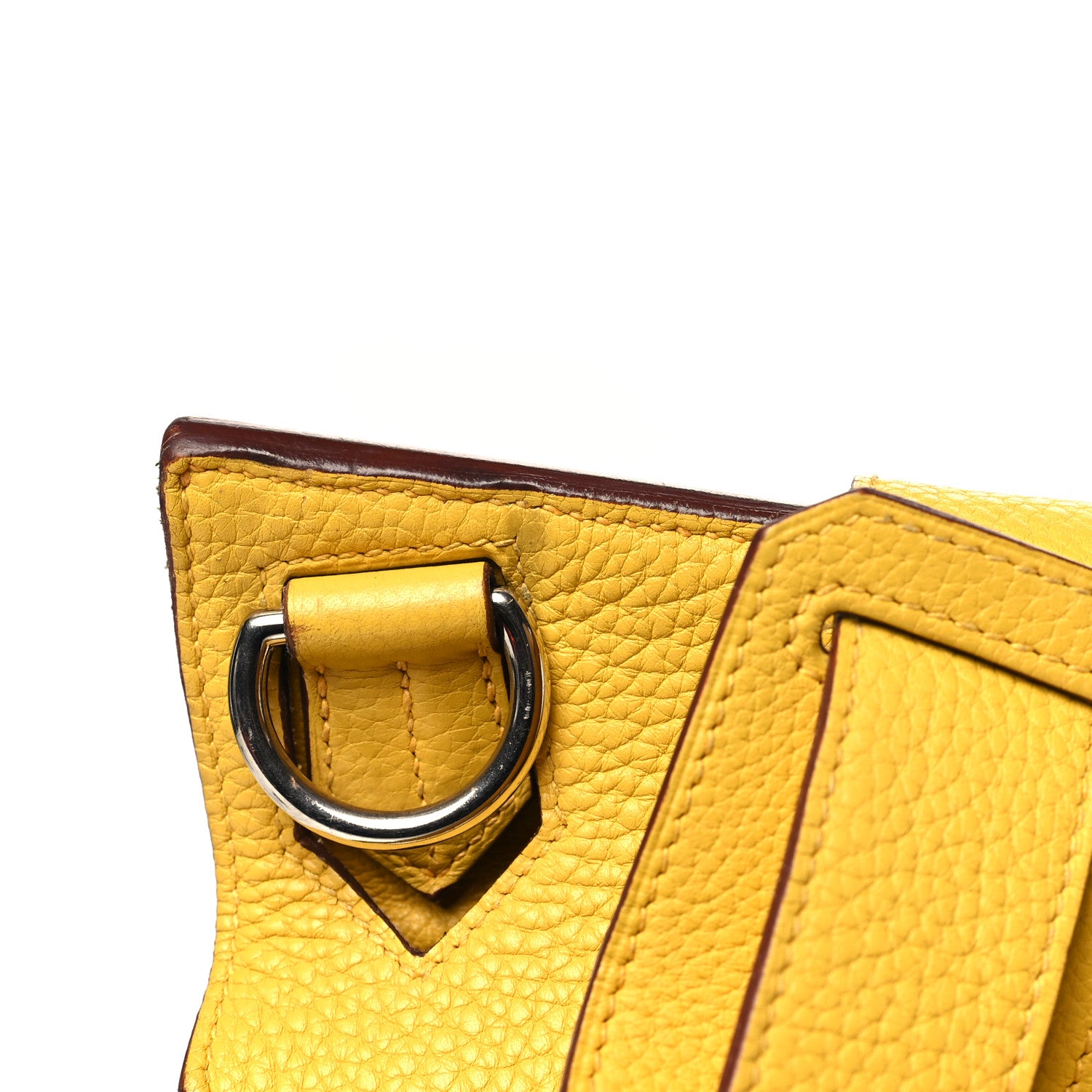 Hermes Taurillon Clemence Jypsiere 34 Jaune Ambre 11 of 16