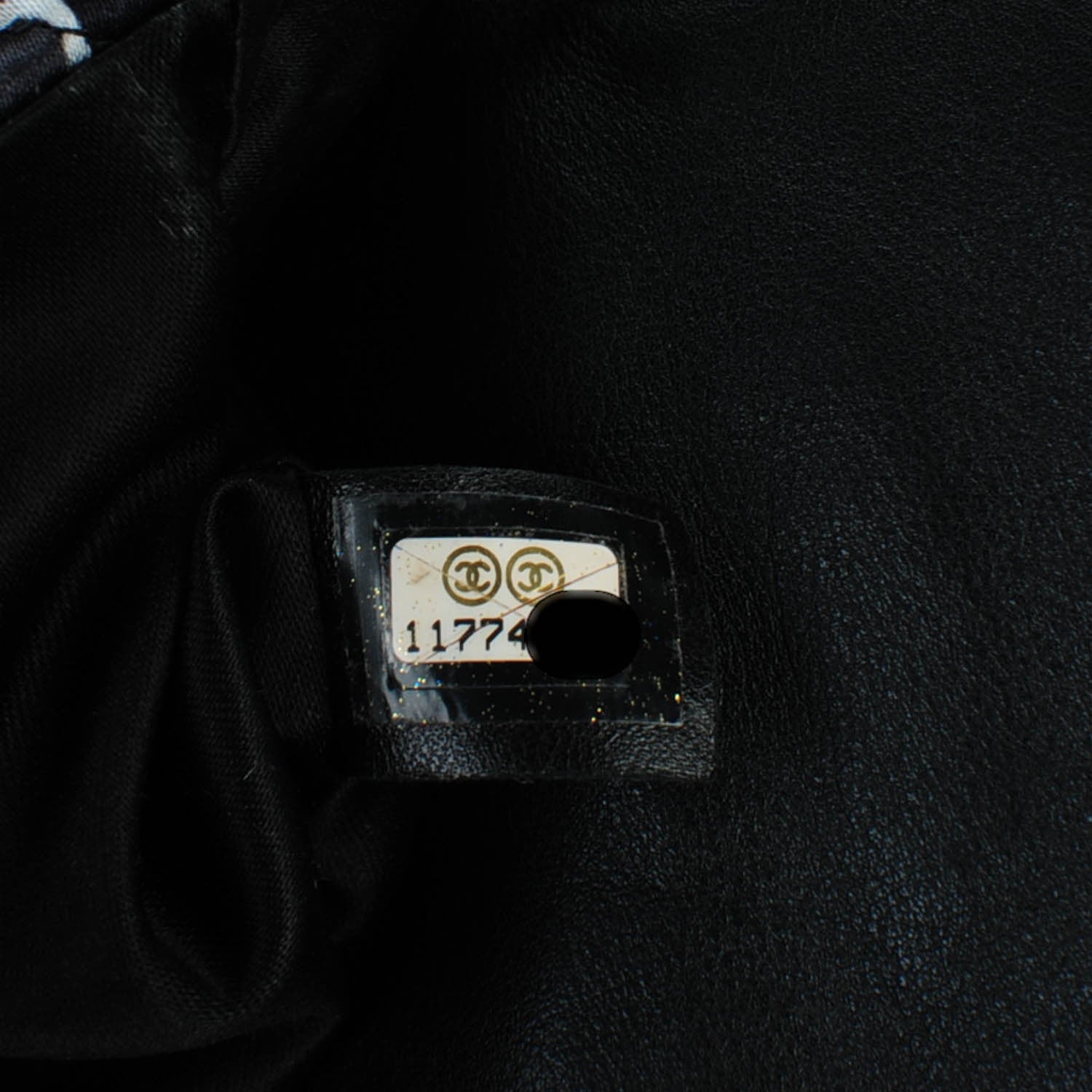 Chanel Satin Quilted Medium Kaleidoscope Flap Black White 8 of 8