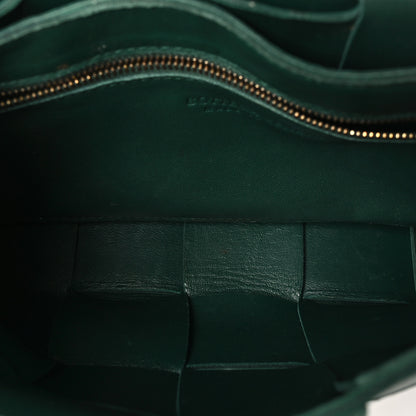 Bottega Veneta Grained Calfskin Maxi Intrecciato Cassette Crossbody Bag Raintree Green 5 of 12