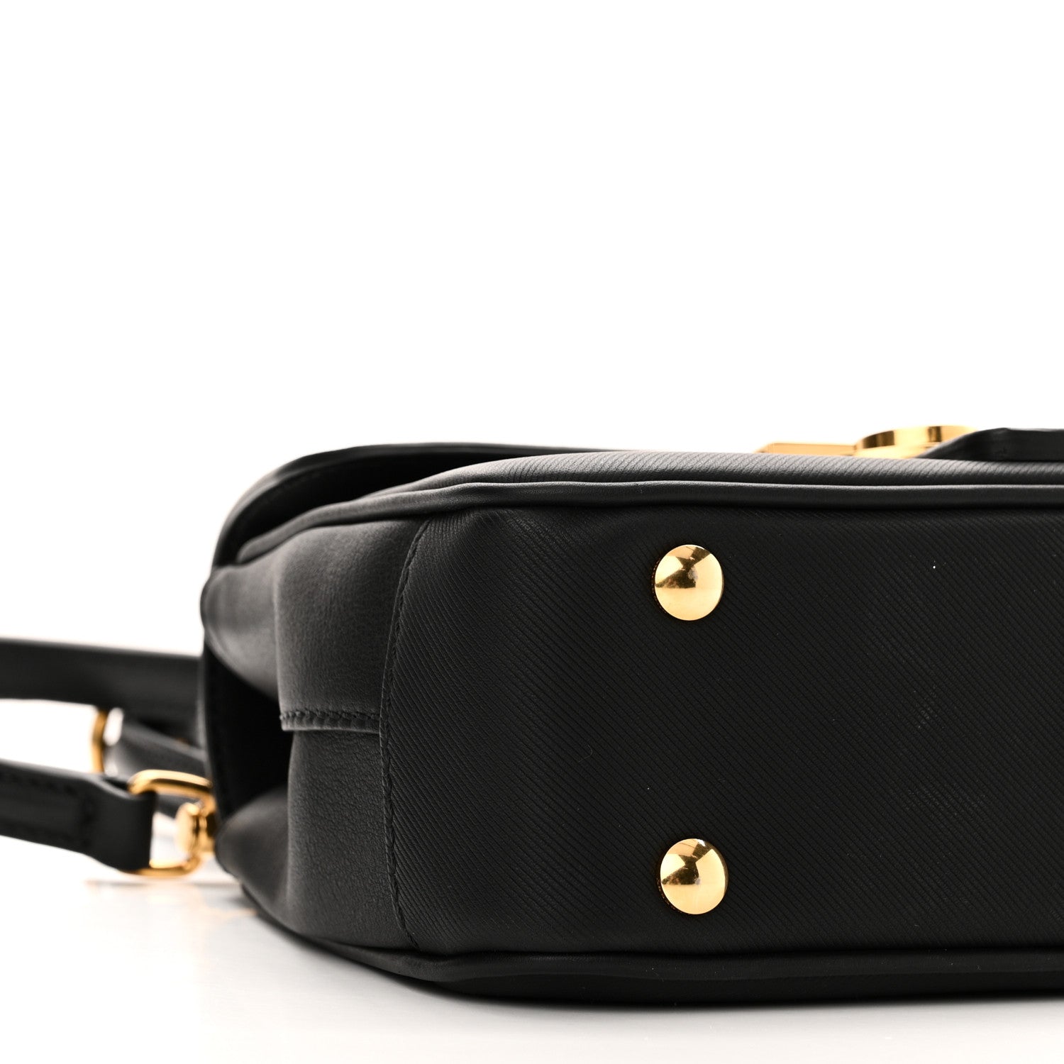 Burberry Trench Calfskin Small DK88 Top Handle Bag Black 9 of 10