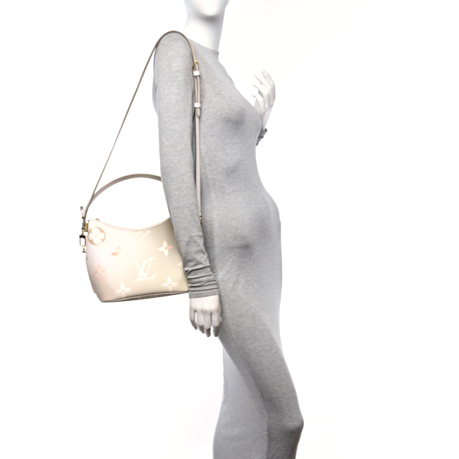 Louis Vuitton Monogram Giant Spring In The City Marshmallow Hobo Sunset Kaki 2 of 10