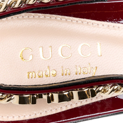 Gucci Patent Signoria Ballet Slingback Ballet Flat 36.5 Rosso Ancora 7 of 10